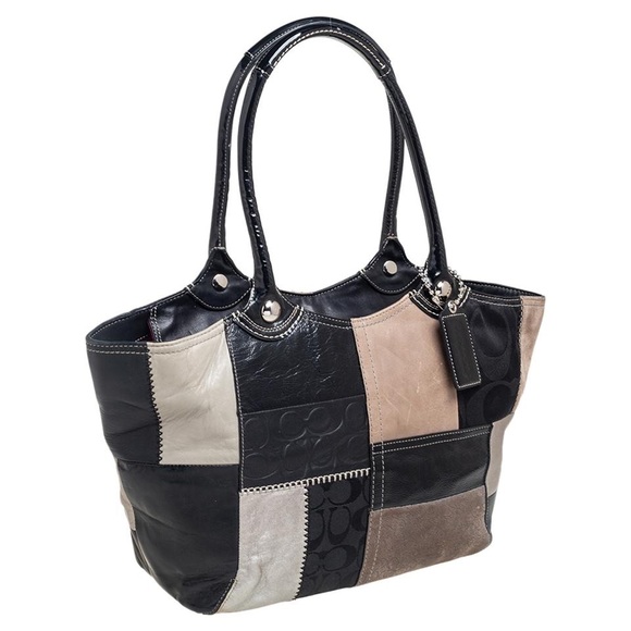 💥EUC💥♦️RARE♦️AUTHENTIC COACH F14045 BLEECKER PATCHWORK - Picture 4 of 14